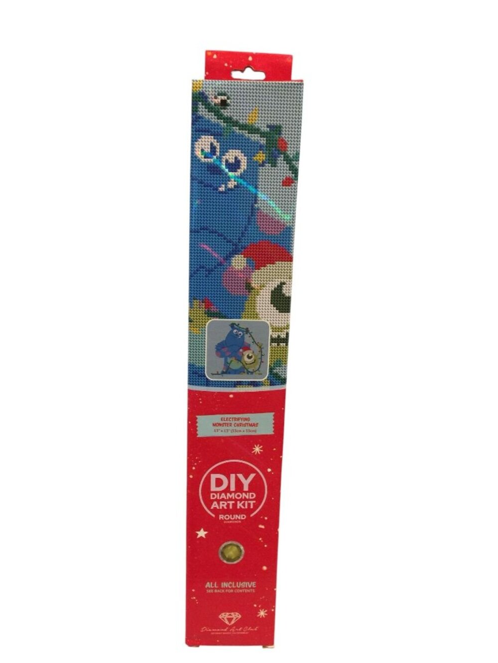 DISNEY Electrifying Monster Christmas Monster Inc Holiday DIY Diamond Art Kit